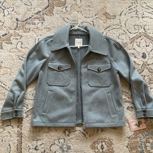 Avec Les Filles Shacket Coat Dusk